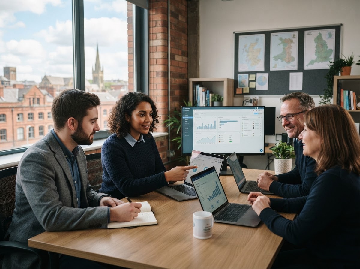 Grenswickor data analysis interface used to review market conditions